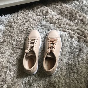 Women’s Lacoste Nude Leather Sneaker